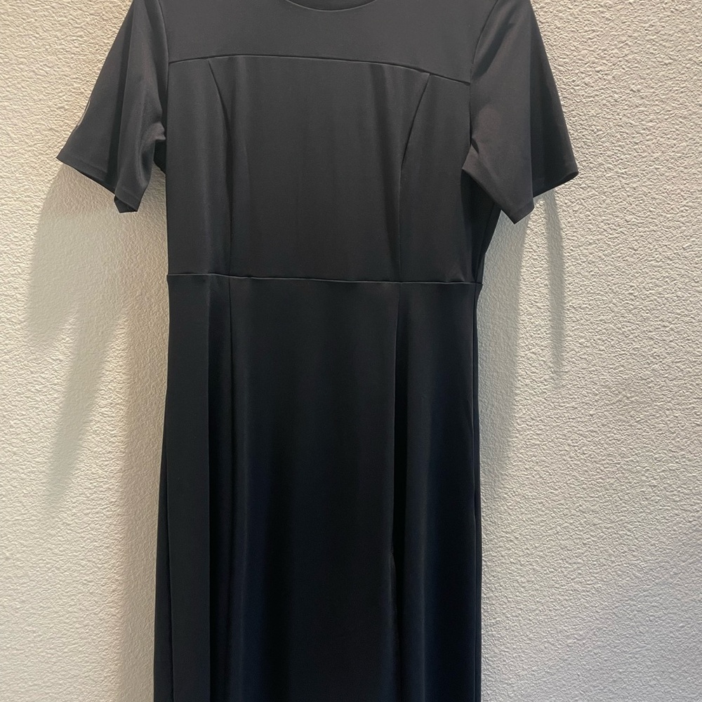 Spyder Classic Black Midi Dress